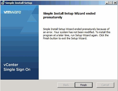 forticlient setup wizard ended prematurely